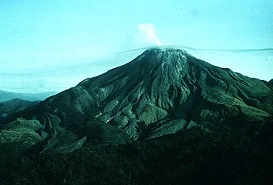 Bagana Volcano, Bougainville. Photo courtesy of Jack Lockwood, U.S. Geological Survey.