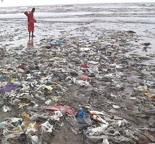 Plastic pollution is washed on to beaches during storms. Credit - Getty Images Plastic pollution is washed on to beaches during storms. Credit - Getty Images