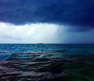 Raincloud, Funafuti Conservation Area, Tuvalu. Credit - V. Jungblut Raincloud, Funafuti Conservation Area, Tuvalu. Credit - V. Jungblut