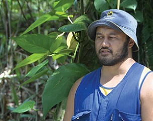 Environment department’s Biodiversity and Conservation Officer Huggard Togatule. Credit - https://tvniue.com/