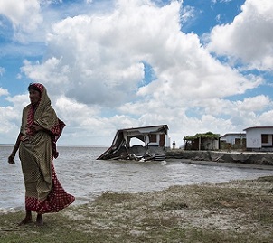 Credit: Zakir Hossain Chowdhury/Barcroft Media/Getty The climate crisis has already negatively affected places like Bangladesh, where river erosion has cost people their homes.Credit: Zakir Hossain Chowdhury/Barcroft Media/Getty