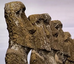 Easter Island's megaliths. Over a 250-year period separate groups of people set out from islands east of Tahiti to settle Easter Island. Photograph: Martin Bernetti/AFP/Getty Easter Island's megaliths. Over a 250-year period separate groups of people set out from islands east of Tahiti to settle Easter Island. Photograph: Martin Bernetti/AFP/Getty