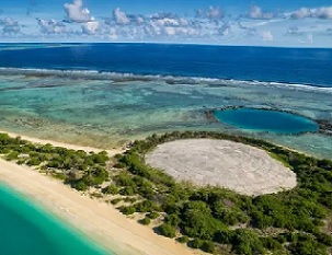 Credit - Foreign Correspondent: Greg Nelson Runit dome, Enewetak Atoll, Marshall Islands. Image: Foreign Correspondent: Greg Nelson