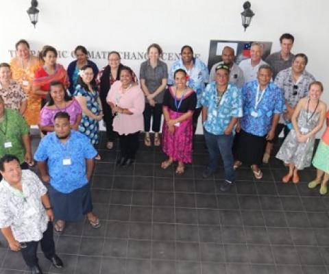 workshop participants. photo - SPREP