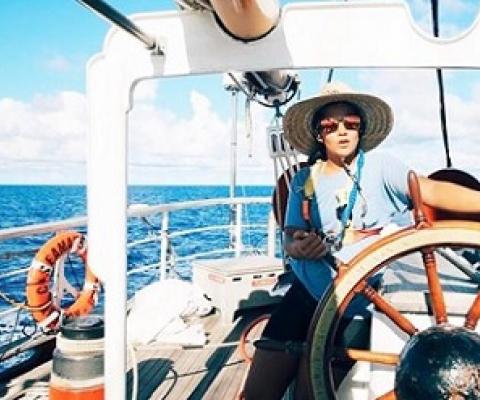 Former ASCC student Casidhe “Cassie” Mahuka, currently pursuing a double major in Environment Science and Environmental Studies at Chaminade University in Honolulu, is one of two inaugural recipients of the ASCC Marine Science Scholarship. Credit - American Samoa Community College (ASCC)