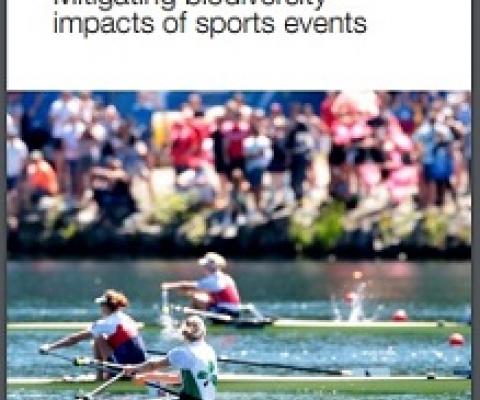 Mitigating biodiversity impacts of sports events. credit - IUCN