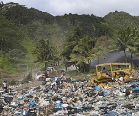 The Rarotonga landfill is full and growing. GRAY CLAPHAM 19090428/29/30/31