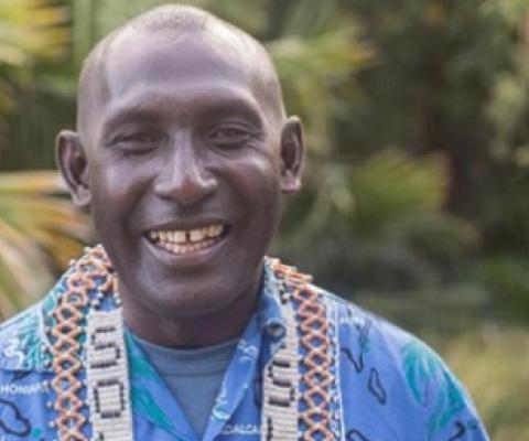 Mr David Boseto, co-founder and co-director of Ecological Solutions Solomon Islands (ESSI). Credit - IUCN