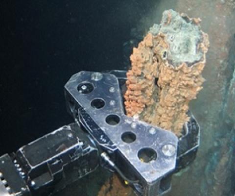 Sampling copper under the sea Photo: Nautilus Minerals