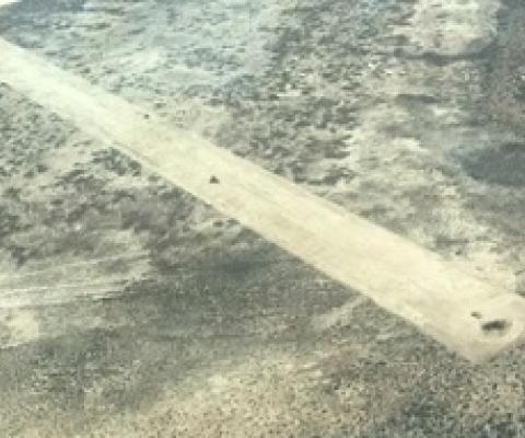 The new runway on Dirk Hartog Island.