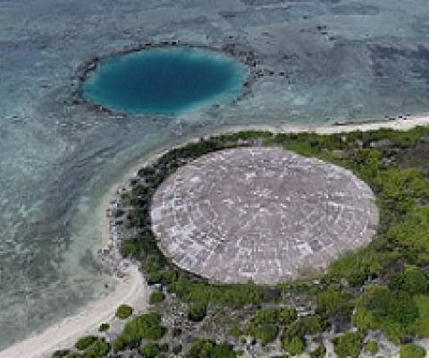 radioactive dome on Enewetak Atoll, Marahall Islands. Credit - Pen News/Brian Cowden