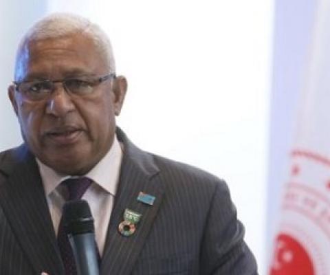 Fiji's Prime Minister, Frank Bainimarama.  Photo: 2019 Anadolu Agency / AFP