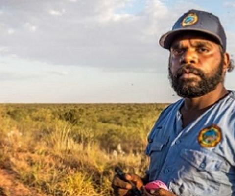Karajarri man Kamahl Bangu has dreamed of becoming a ranger since he was a boy. (ABC Science: Ann Jones)