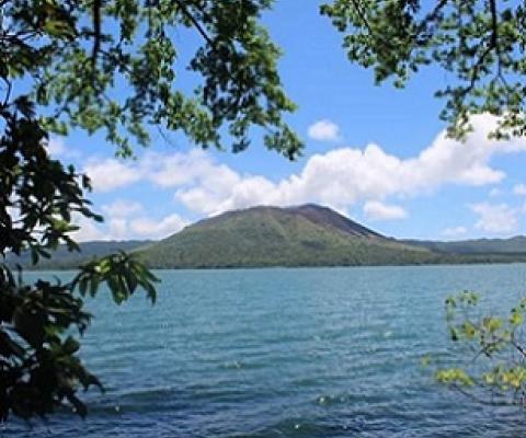 Lake Letes on Gaua island is around 2km wide and over 4km in length. Credit - Rolena Bareleo Tavue / DEPC