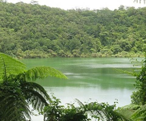 Lake Lanotoo, Samoa. credit - V. Jungblut
