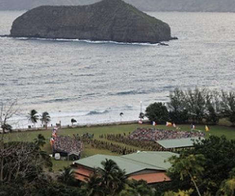 Nature, culture ... but also the Marquesan marine area. Credit - AFP / Ludivic Marin