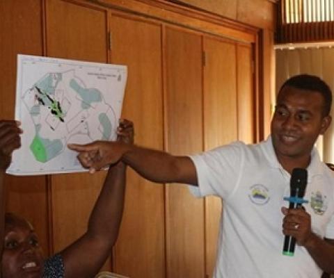 participants present group inshore zero maps. Credit - Christian Manepolo