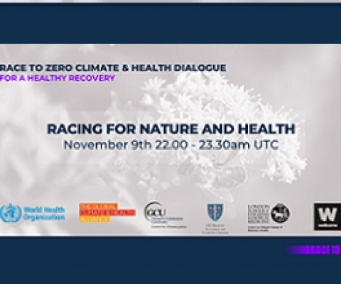 WHO Webinar - Race for nature and health