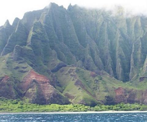 Napali Coast as seen from the ocean. Credit - Jessica Else / The Garden Island file