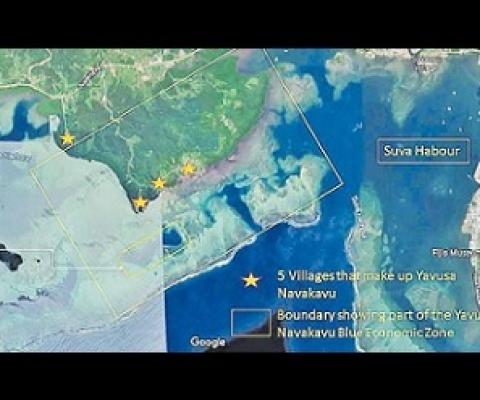 Navakavu blue zone location map. Credit - www.fijitimes.com