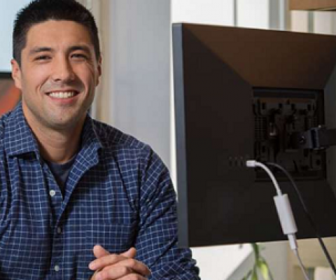 Daniel Okamoto is an assistant professor of biological science. Credit: Florida State University