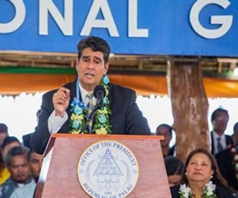 Surangel Whipps Jr., President of Palau. Credit - Bernadette Carreon