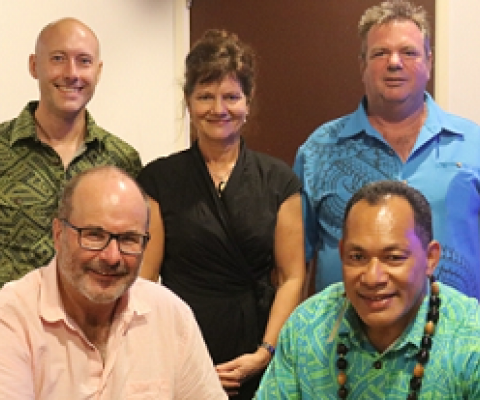 SPREP and NZ DOC representatives