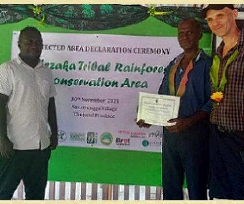 Padezeka Rainforest Declared as a Conservation Area. Credit - MECDM