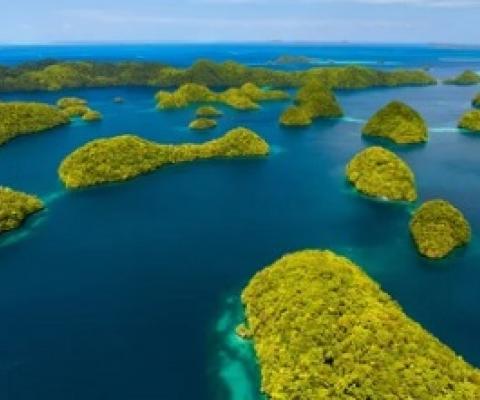 Palau ... the Pacific island nation will host a global meeting on ocean protection this year.CREDIT:ALAMY