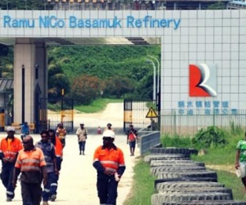 entrance to Ramu Nico Mine, PNG