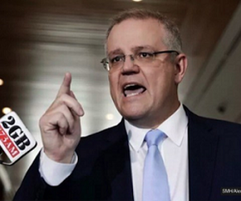 Australian PM, Scott Morrison. photo credit - SMH/Alex Ellinghausen