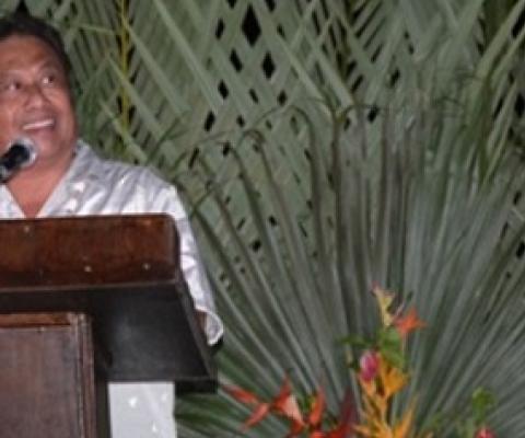 President of Palau, H.E. Tommy Remengesau Jr.