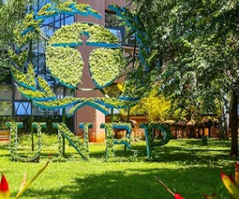 UNEP headquaeters, Nairobi, Kenya. Credit - www.tarasuites.com