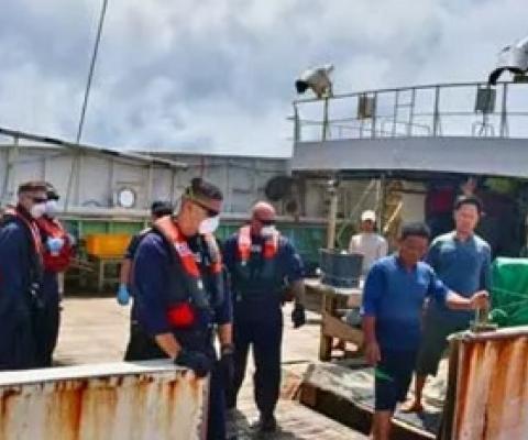 Coast Guard cutter deters illegal fishing in Oceania