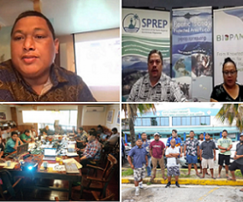 RMI virtual training images. Credit - SPREP