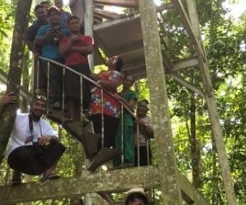 Falealupo is the third village to be visited by Samoa Green Livelihoods after Falease'ela and Vaovai Falealili. (Photo: Facebook/ Samoa Green Livelihoods)