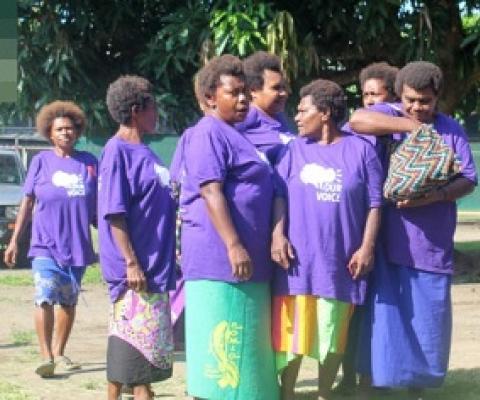 eaders from East Pomio local-level government communities at the convention. Image courtesy of Wide Bay Conservation Association.