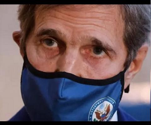 US climate envoy John Kerry has been in Shanghai for climate talks with his Chinese counterpart Xie Zhenhua. Photograph: Ludovic Marin/AFP/Getty Images