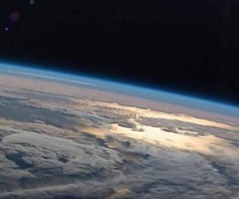 Crew members aboard the International Space Station take numerous images of the Earth to record the images that provide NASA scientists with data to gain a deeper understanding of our Planet. PHOTOGRAPH BY JEFF WILLIAM, NASA