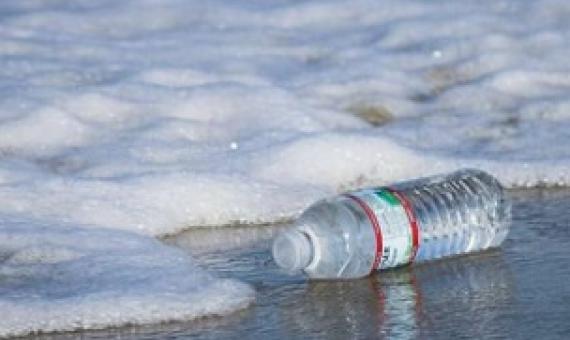 used plastic water bottled discarded on the Beach. Credit: Unsplash/CC0 Public Domain